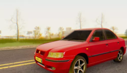 Samand Lx Car 3d model Samand Lx Car 3d model