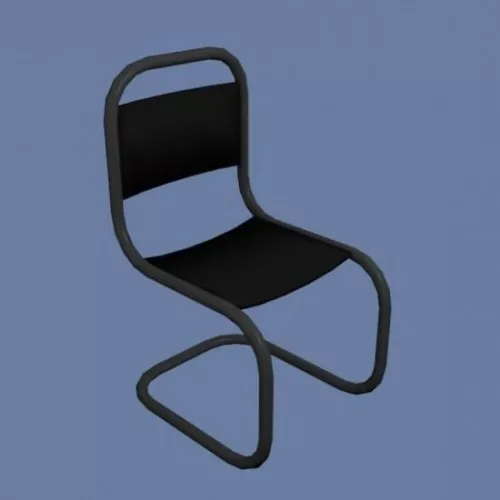 Simple Curved Chair 3d model Simple Curved Chair 3d model