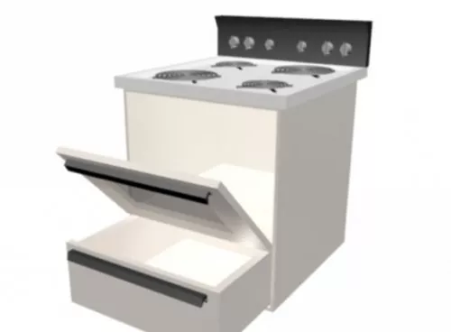 Siemens Gas Stove 3d model