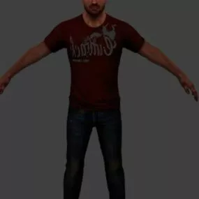 Grant Brody Man Character 3d model