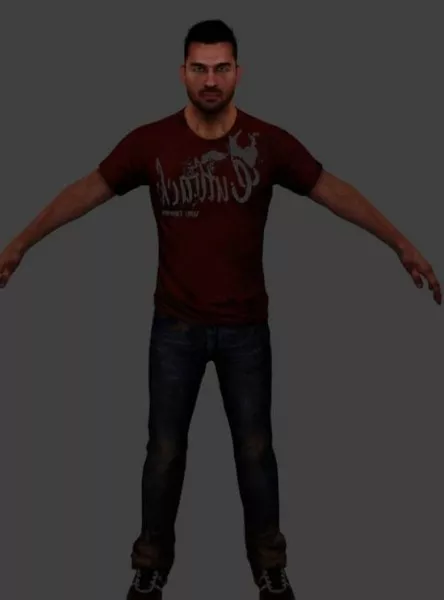 Grant Brody Man Character 3d model Grant Brody Man Character 3d model