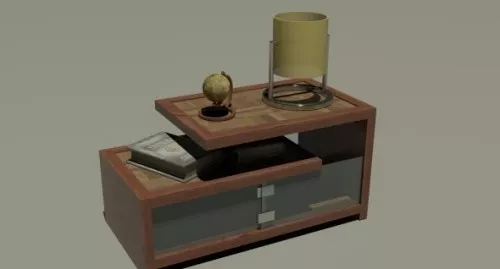 Modern Table Globe 3d model