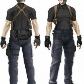 Character Leon Kennedy 3d model