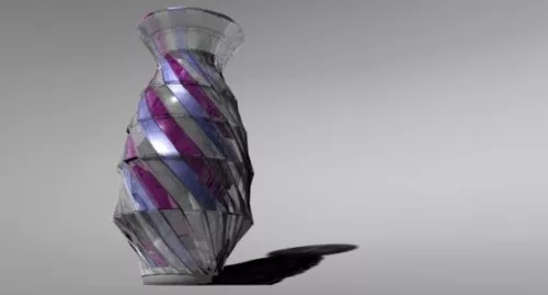 Colorful Flower Vase 3d model Colorful Flower Vase 3d model