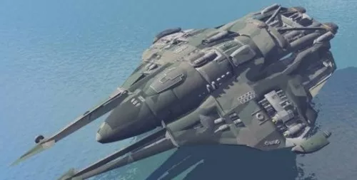 Military Sci-fi Star Cruiser 3d model Military Sci-fi Star Cruiser 3d model