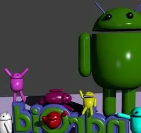 Logo Android 3d model