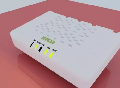 Internet Modem 3d model Internet Modem 3d model