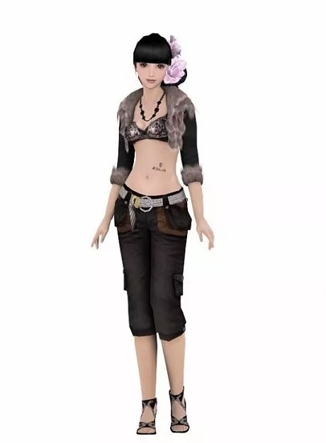 Beautiful Girl 3d model Beautiful Girl 3d model