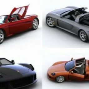 Porsche Carrera Gt Car 3d model