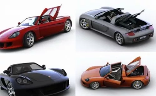 Mini Cooper Convertible Car 3d model