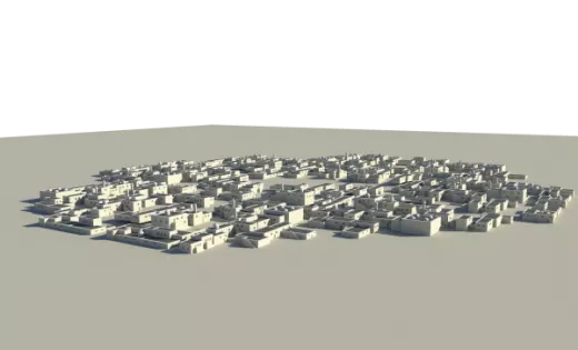 Small Desert City 3d model Small Desert City 3d model