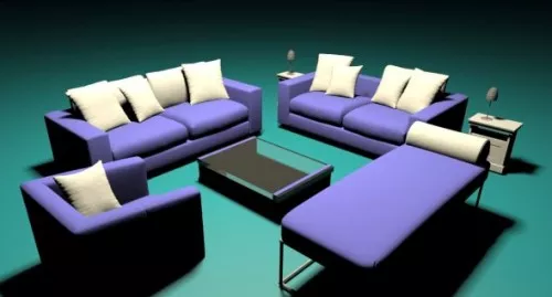 Sofa Furniture Set 3d model Sofa Furniture Set 3d model
