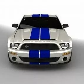 Mustang Gt500 Car 3d model