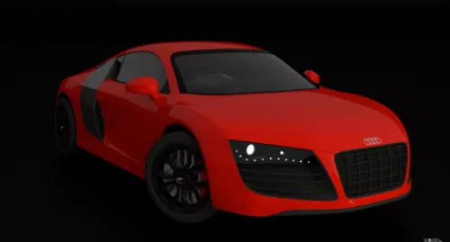 Audi Rsq Concept Lowpoly 3d model