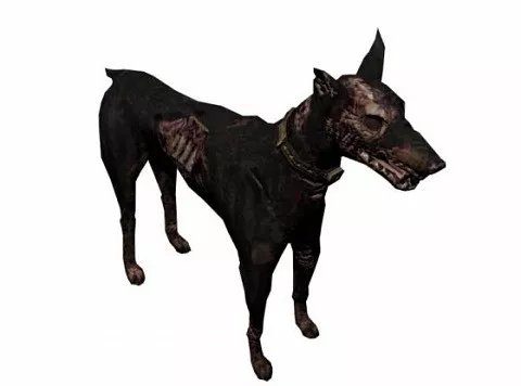 Zombie Dog 3d model Zombie Dog 3d model
