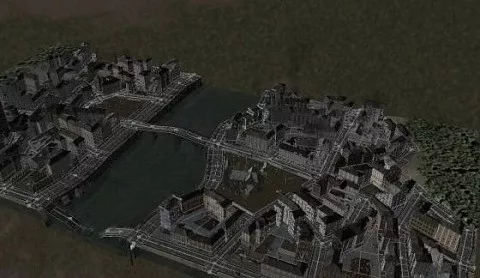 Building In A Desert 3d model