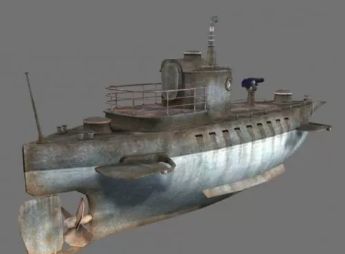 Ss794 Attack Submarine 3d model