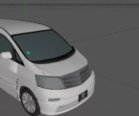 Toyota Alphard Car 3d model