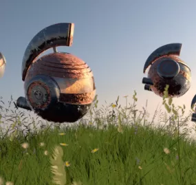 Robot Balls 3d model