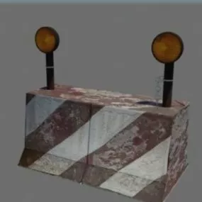 Road Barrier 3d model