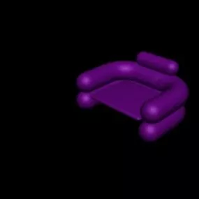 Sofa 1 Seat 3d model