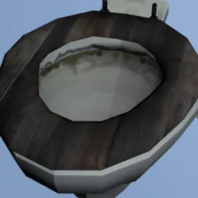 Toilet Lowpoly 3d model