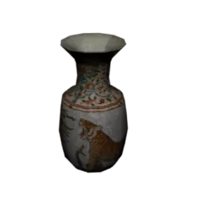 Old Vase With Textures 3d model