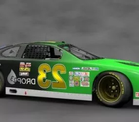 Sport Nascar Car 3d model