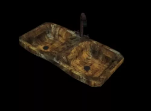 Rusty Sink 3d model Rusty Sink 3d model