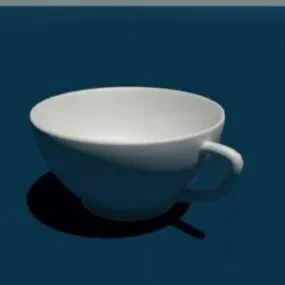 Porcelain Coffee Cup 3d model