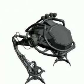 Sci-fi Mech Transport 3d model