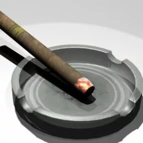 Cigarette Ashtray 3d model