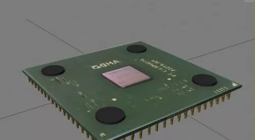 Low Cpu Cooler Fan 3d model