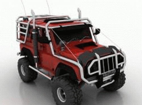 Jeep With Cover 3d model Jeep With Cover 3d model