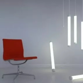 Modern Red Chair 3d model