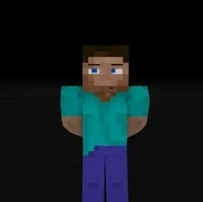 Minecraft Steve Character 3d model