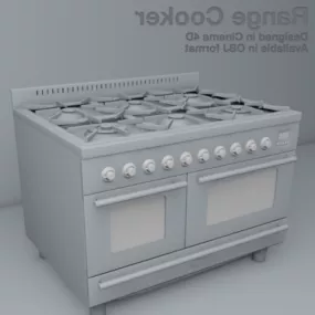 Range Cooker Furniture 3d model