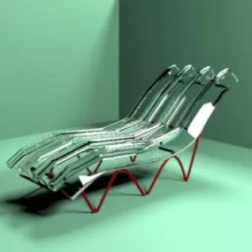 Beach Lounge 3d model
