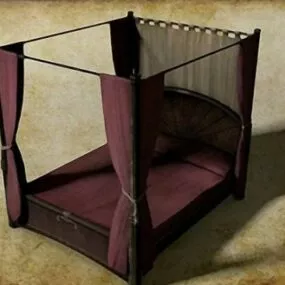 Day Bed Furniture 3d model