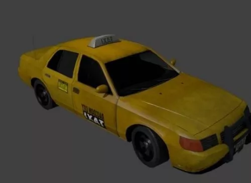 Newyork Yellow Taxi 3d model Newyork Yellow Taxi 3d model