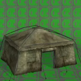 Old Tent 3d model