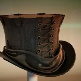 Steam Punk Top Hat 3d model