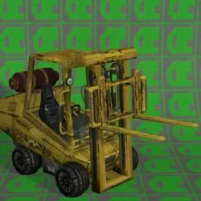 Supermarket Forklift 3d model