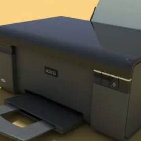 Old A4 Printer 3d model