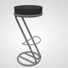Barhocker Metal Bar Stool 3d model