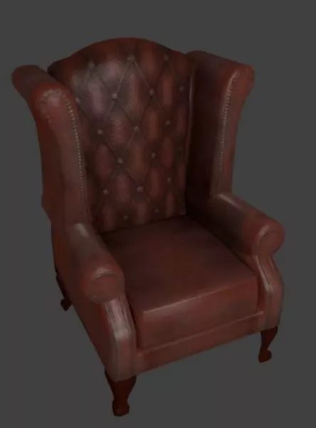 Chesterfield Chair 3d model Chesterfield Chair 3d model