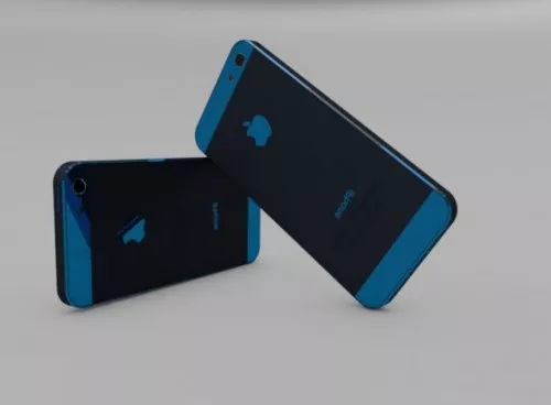 Black Apple Iphone 5 3d model