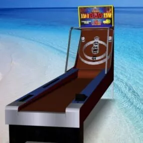 Skee Ball Arcade Game Machine 3d model