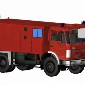 Firetruck Benz 3d model