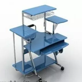 Modern Pc Table Set 3d model
